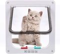 Sailnovo Katzenklappe 4-Way Magnetic Lock hundeklappe Haustiertüre Cat Flap 1...