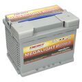 Solarbatterie AGM 12V 65Ah Batterie Megalight Versorgungsbatterie Wartungsfrei 