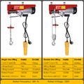 Elektrische Seilwinde Motorwinde Seilhebezug Seilzug 800kg-1000kg Fernbedienung