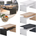 CASARIA® Couchtisch Beistelltisch Holz mit Stauraum Modern Wohnzimmer Sofa Tisch