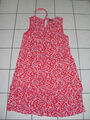 Street One Sommer Kleid Gr 36 rot Viscose neuwertig Viscose 2-lagig Volant