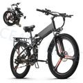 26 Zoll Klappbar EBike 25km/h Elektrofahrrad 48V 12.8AH Citybike 800W Moped bike