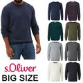 S.OLIVER Herren Pullover Pulli Strickpullover Rundhals-Ausschnitt    Übergrößen 