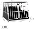 Hundetransportbox XXL   Aluminium Orig. Cadoca Stabil+Sicher Bequem Artgerecht 