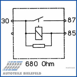 NEU - HERTH+BUSS ELPARTS 75613186 Relais, Kraftstoffpumpe für AUDI SEAT SKODA