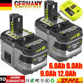 2X 18V 12.0Ah Original Akku für RYOBI One Plus Lithium RB18L50 P108 P104 9.0Ah