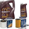 BOSCH Inspektionspaket 6 L MANNOL Energy Premium 5W-30 für Seat Ibiza IV 6J5