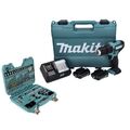  Makita HP 333 DWAE Schlagbohrschrauber 12 V 30 Nm + 2x Akku 2Ah + Lader + Set