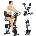 LCD Heimtrainer Ergometer Fahrrad Trimmrad Indoor Cycle Fitness X-bike Klappbar