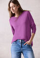 CECIL 302754 BASIC Sweatshirt langarm Feinstrickpullover Strickdetails lila