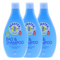 3 x Penaten Baby Bad & Shampoo 2 in 1 Waschlotion Haut&Haar je 400 ml Babypflege