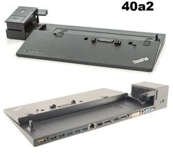 Lenovo 40A1 40A2 ThinkPad Dockingstation 3.0 Displayport Schlüssel ohne Netzteil