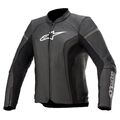 Alpinestars Kira V2 Stella Damen Leder Motorrad Jacke  Gr. 48/42 - Schwarz