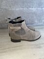 Gabor  Damen Stiefelette Boots  UK 5,5 Ankle Boots Stiefel Wildleder Bequem