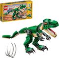 LEGO 31058 Creator Dinosaurier Spielzeug, 3-in-1 Modell mit T-Rex, Triceratops