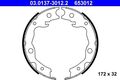 ATE Bremsbackensatz, Feststellbremse 03.0137-3012.2 für NISSAN TOYOTA RENAULT