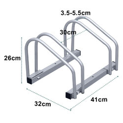 2-6 Fach Fahrradständer Rad Fahrräde Fahrradhalter Aufstellständer MTB Bike