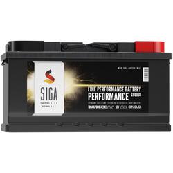 SIGA 100Ah 12V Autobatterie Starterbatterie Auto Batterie ersetzt 95Ah 