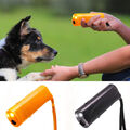  LED Ultrasonic Dog Repeller Handheld Barking Stop Luminous Driver Pet Trainer