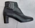 Stiefeletten GABOR Damen Schuhe Elegante Gr.3,5/36 Leder Schwarz Top