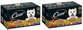 2 x 8x150g Cesar Schale Multipack Landragout 4 Varietäten Hundefutter Nassfutter