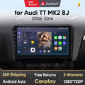 Android 13 Navi Autoradio GPS Carplay DAB+ WIFI 32G Für AUDI TT MK2 8J 2006-2012