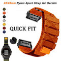 Sport Armband für Garmin Fenix 3 HR 5 5X Plus 6 6X Pro 7 7X/Solar S70 Nylon Band