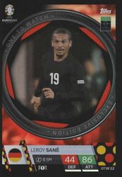 Match Attax Euro 2024  On the Watch  OTW 22  Leroy Sané