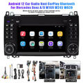 Android 12 Autoradio Navi CarPlay BT 2+32G Für Mercedes Benz A/B W169 W245 W639