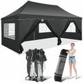 Pavillon 3x3m 3x6m Wasserdicht Gartenzelt Pop up Partyzelt Anti-UV Pavillion NEU