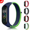 Ersatz Armband für Xiaomi Mi Band 5 & 6 & 7 Nylon Fitness Sport Tracker Band DE