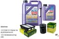 MANN Inspektionspaket 6 L LIQUI MOLY Leichtlauf High Tech 5W-40 für Honda Jazz