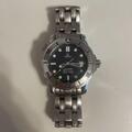 Omega Seamaster Professional Datum 300M Schwarz SLV Quarz Herren Uhr Auth Werke