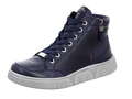 Ara Schnürstiefelette Rom Blau Leder Stiefelette Boot High Sneaker 24451 02