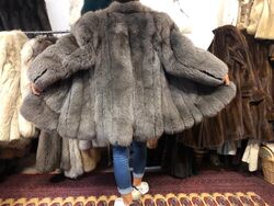 Blaufuchsjacke Pelz Pelzjacke Fuchs Fuchsjacke FOX Fur Coat Volpe Pelliccia