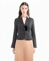 St.Emile Damen Blazer 34 Klassisch Braun