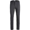 Jack & Jones Herren Chino Hose Jjibolton Jjbowie Sa Dark Grey Stoffhose