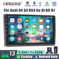 DAB+ Für Audi A4 S4 8e B7 SEAT EXEO 32G CarPlay Autoradio Android13 GPS Navi KAM