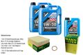 MANN Inspektionspaket 11 L LIQUI MOLY Longtime High Tech 5W-30 für VW LT 28-46