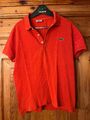 Lacoste Damen Polo Shirt, rot, Gr. 5 bzw. M