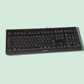 Deutsche Tastatur Cherry KC 1000 Schwarz QWERTZ kabelgebunden