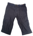 Tom Tailor 3/4 Relaxed Chino Hose Trouser/Shorts mit Gürtel Navy Gr. L W33 UVP 45€