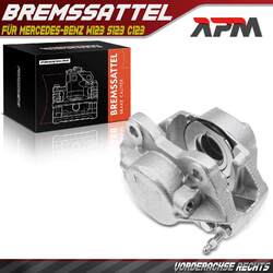 Bremssattel Bremsanlage Ø=60 mm Vorne Rechts für Mercedes-Benz W123 S123 C123