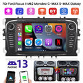 2G+64GB Android 13 GPS Autoradio für Ford Focus II Mk2 Mondeo C-MAX S-MAX Galaxy