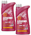 2x1 Liter Mannol Legend Extra 0W30 Motoröl 0W-30 C2 /C3 BMW LL-12FE VW 505.01