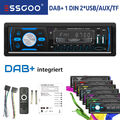 DAB+ Autoradio RDS AM FM 2x USB Freisprecheinrichtung SD AUX IN 1 DIN Bluetooth