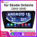 2+64G Android 13 Autoradio Für Octavia III 2013-2018 GPS SATNAV Wireless Carplay