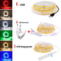 5V USB COB LED Streifen Stripe Band Dimmbar PIR-Bewegungsmelder Keine Lichtpunkt