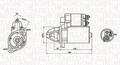 MAGNETI MARELLI 063721283010 Starter Anlasser 1.1kW 12V