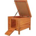 Trixie Kleintierhaus Nagerhaus Wetterfest Outdoor Holz 42x43x51cm braun